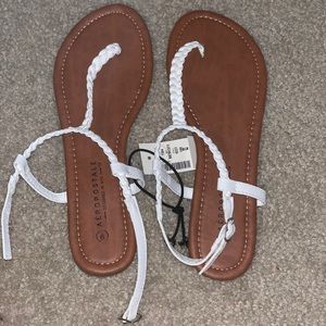 ❗️NEW❗️ Aeropostale brown/white sandals🌸✨